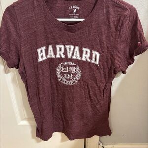 League Women's Maroon Harvard T-Shirt